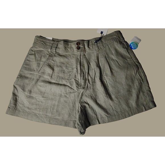 Wallflower Sage Linen Blend Shorty Short Size XL Juniors NWT - Picture 12 of 13